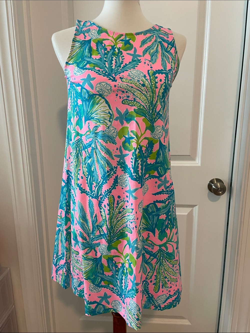 XS Lilly Pulitzer pink sea life print dress